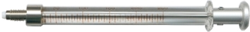 500µl Syringe H/CX 1/4"-28UNF/stop 6-32 UNC