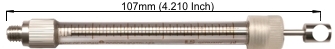 100µl Syringe H-KP, 1/4"-28 UNF